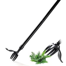 Weed Puller Remover Steel Claw Lawn Weeder Root Killer Grabber Tool Long Handled