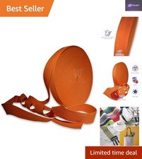 Versatile 38mm Heavy Duty Cotton Webbing Strap - Water & UV Resistant - 1m