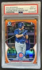 2023 Bowman Moises Ballesteros Chrome Orange Refractor 1st #/25 Cubs PSA 10
