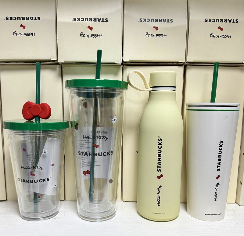 Starbucks x Hello Kitty Limited Edition straw Tumbler & Bottle
