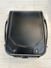 Randoseru Backpack Black Simple Design School Bag Japan Used Authentic Durable