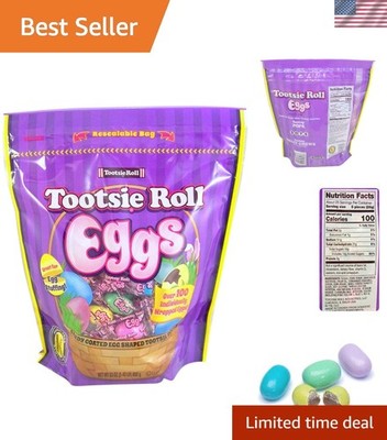 23oz Resealable Bag of Colorful Candy Coated Eggs - Perfect for Egg Stuffing!