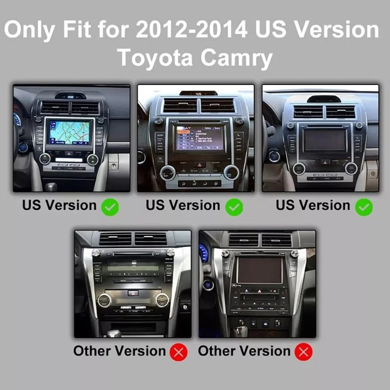 6+128GB For Toyota Camry 2012-2014 Car Radio Wireless Carplay Head Unit GPS Navi Foto 2 de 4