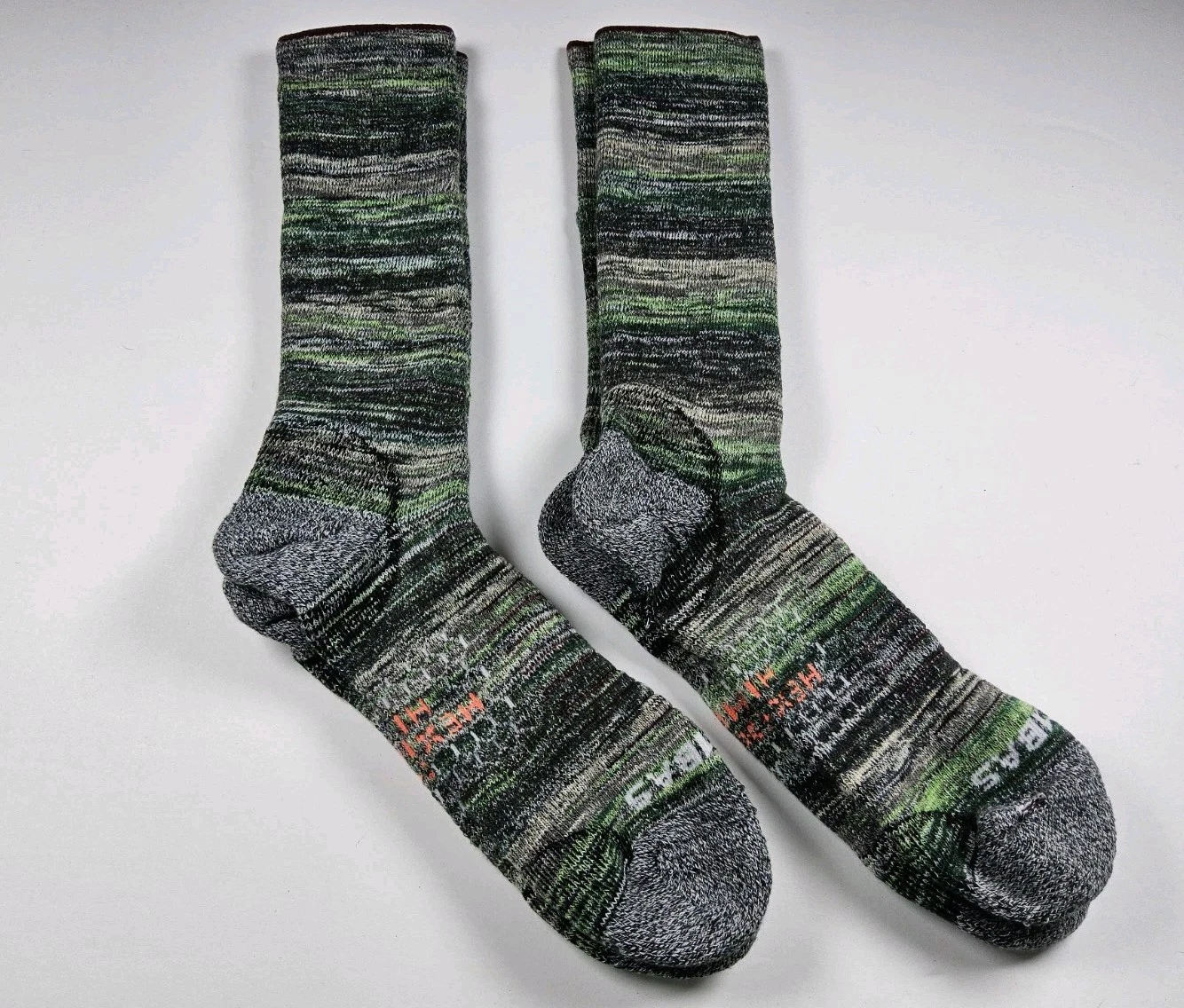 Bombas Hex Tec Hike Hiking Stripe Calf Socks Lot Of 2 Pairs Size XL