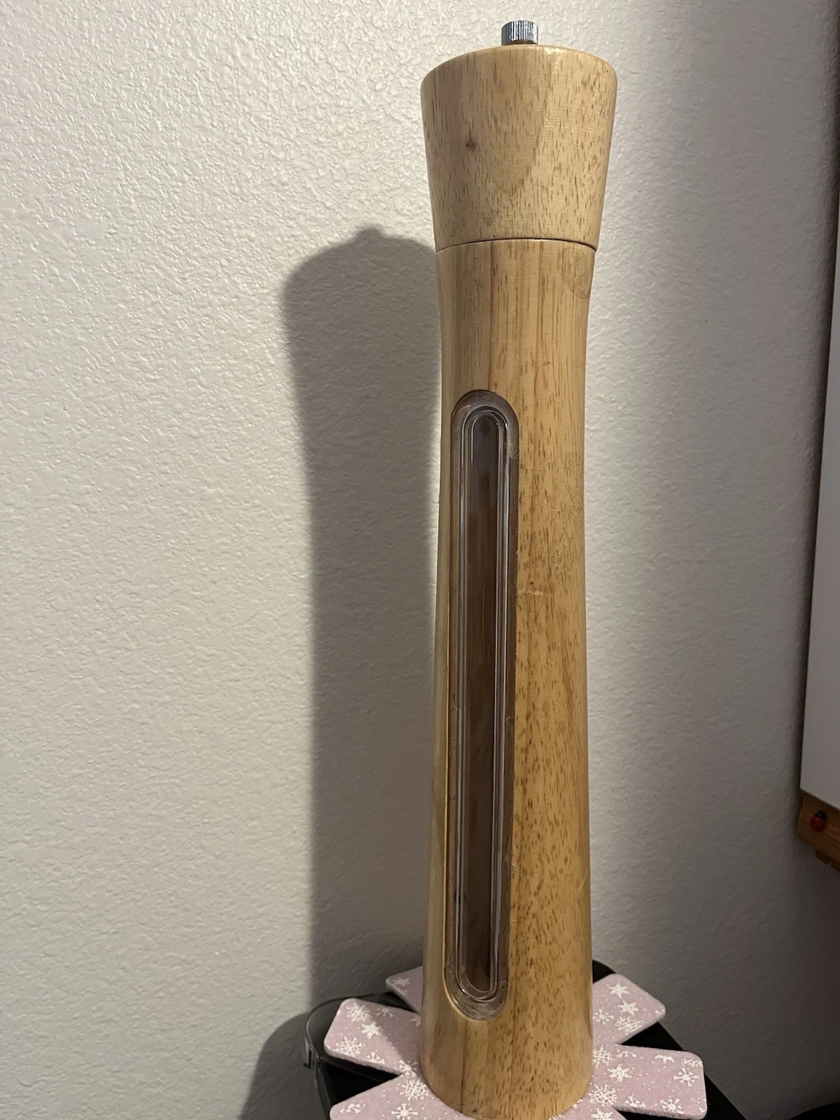 16" Birch Wood Pepper Mill Sea Salt Grinder Ceramic Restaurant