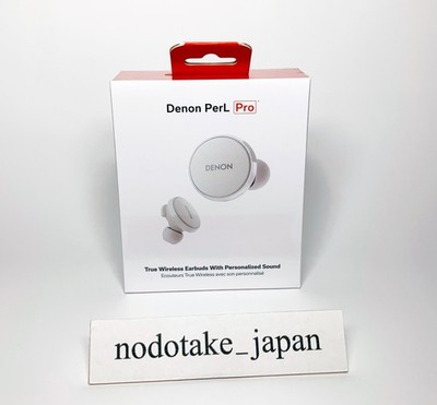 Denon PerL Pro AH-C15PL Wireless Bluetooth Earphones White & for