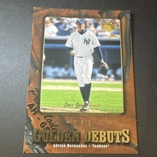 2001 Gold Glove Limited # 100 Adrian Hernandez Card Yankees 05/25.