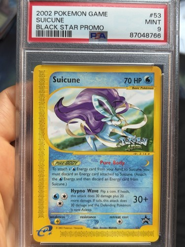 Suicune graded PSA 9 for sale on eBay