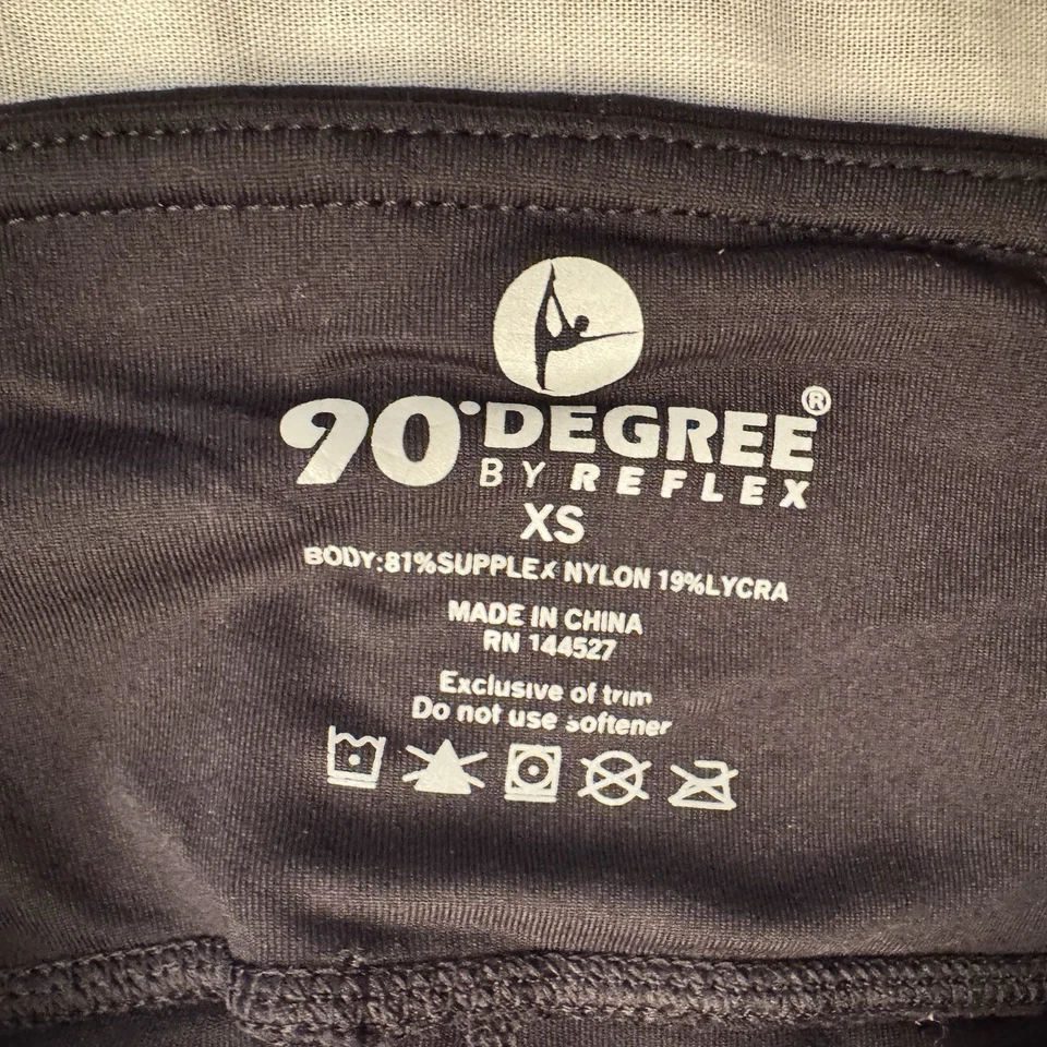 NEW! 90 DEGREE by REFLEX Women’s Yoga Pants Size XS Herbal Life Logo PW71001 - Image 3 of 4