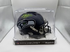 Brian Bosworth Signed Seattle Seahawks Speed Mini Helmet  - Beckett Witnessed