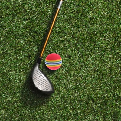 2 Pieces Golf-übungsbälle Greifling Bunte Kugeln Sportbälle Für Kinder