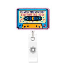 Funny Retro Nurse Badge Reel Cute Funny Work Nurse Badge Reels Retractable ID...