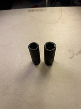 MAC TOOLS - Lot Of 2 Deep Impact Sockets, 3/8” Drive, 6pt (5/8” & 11/16”)