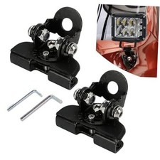 2PCS Led Hood Mounts, Adjustable Hood Led Work Light Mount Bracket, Stainless