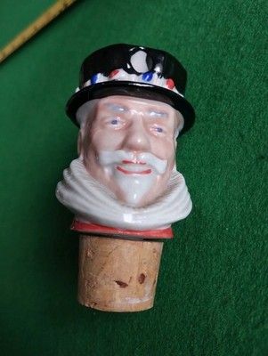 Vintage Wade Beefeater Gin Keramik Flaschenkorken