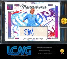 A3C 2023-24 Panini Impeccable #M-EH Erling Haaland Masterstrokes Auto #/99