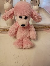 TY PRICILLA the 9" PINK POODLE DOG ATTIC TREASURES - MINT with MINT TAG
