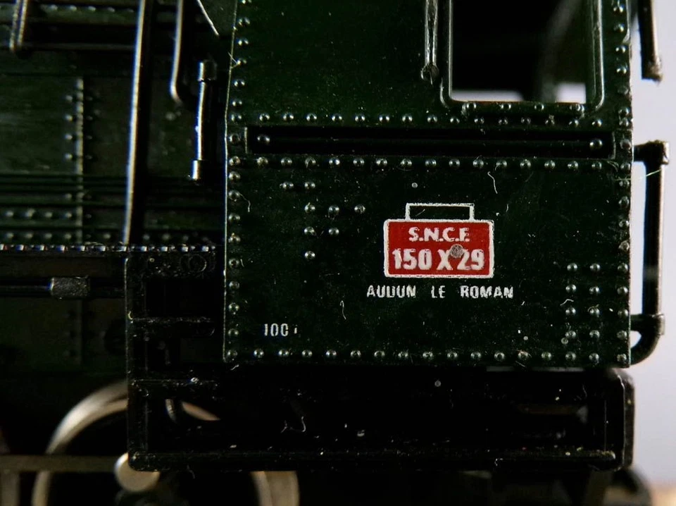 Jouef 8265 Ho Sncf Loco Vapeur 150 X 29 Tender 34 X 157 Audun le Roman Eclairage - Photo 3/4