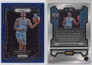 2023-24 Panini Prizm Blue Wave Prizm Brandon Miller #152 Rookie RC