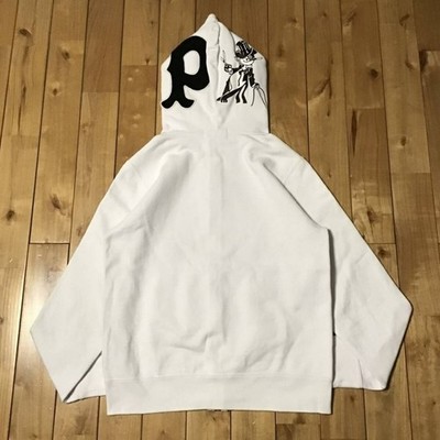 BAPE Panda Full Zip Hoodie White A Bathing Ape Size M
