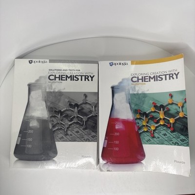 Apologia Exploring Creation with Chemistry 3rd Edition Textbook, Tests,Solutions