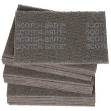 3M Scotch-Brite Ultra Fine Grade 07448 Hand Pad, Case of 20, 6 in x 9 in