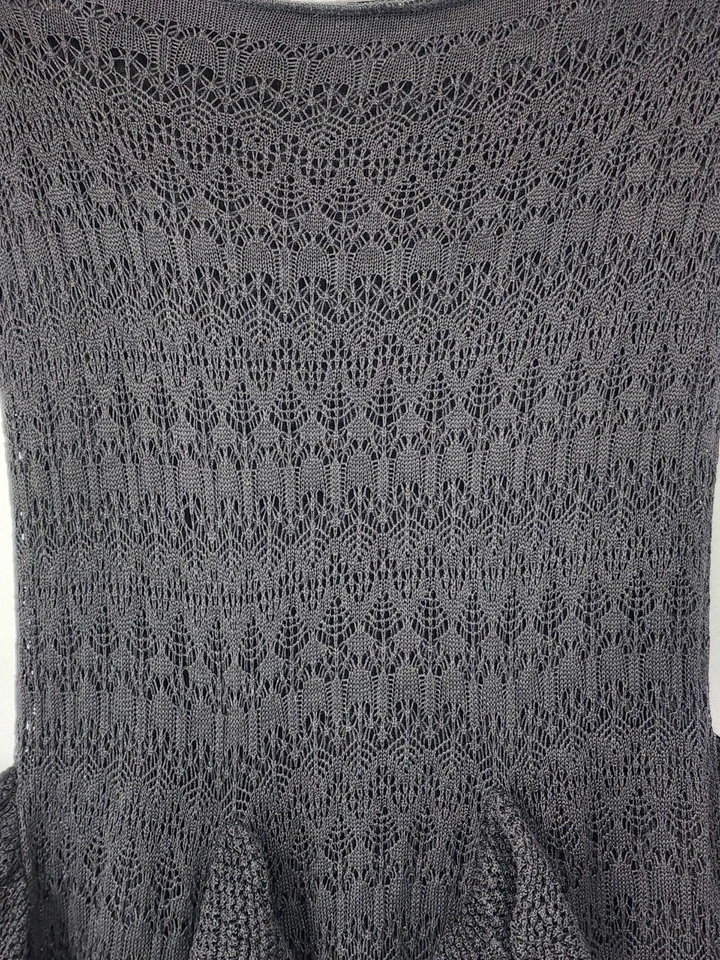 Falda Rugby Ralph Lauren Mujer Pequeña Negra Volantes Volantes Forrada Encaje Mini Foto 3 de 4