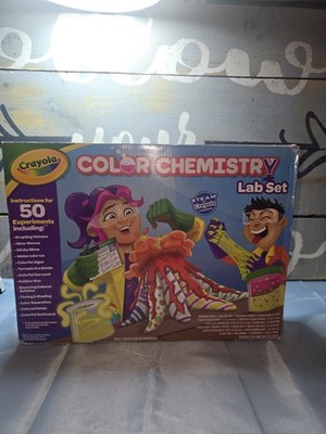 Crayola color chemistry lab set experiment