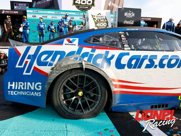 KYLE LARSON 2025 HOMESTEAD WIN RACED VERSION HENDRICKCARS.COM 1/24 ARC DIECAST - Image 4 of 4