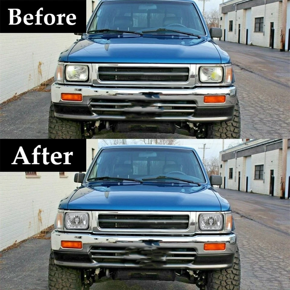 2Pcs 7x6 LED Headlight High/Low Beam H4 For GMC S15 Jimmy 1983 1984 1985-1991 Foto 2 de 4