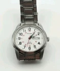 Vintage Pulsar Men's Watch Wristwatch Railroad Approved VJ33-X004 Seiko Day Date