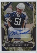 2019 Panini Prizm Rookies Camo Prizm Auto 19/25 Joejuan Williams #398 Auto 1l2