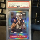 2024 Topps Chrome 1974 Topps Football DRAKE MAYE Refractor #74TF-3 RC PSA 9