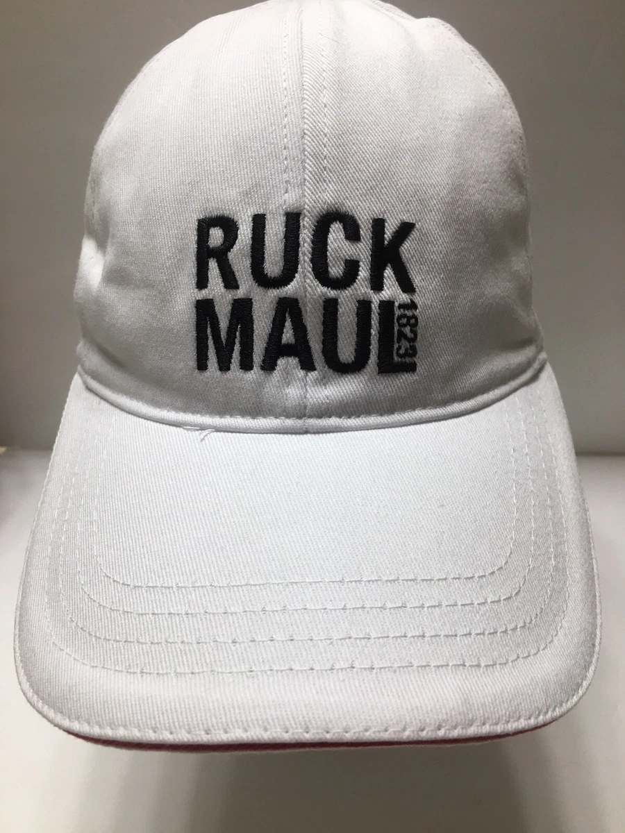 RARE Ruck & Maul 1823 Rugby/Polo Adjustable Back Cap White 