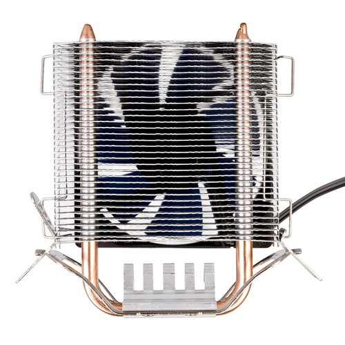 80mm CPU Fan Socket LGA1156 1155 AM3 Aluminum Heatsink Dual Copper Pipe Cooler - Picture 4 of 12