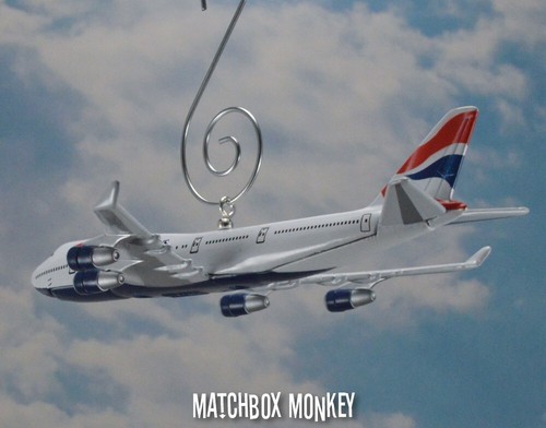 British Airways Boeing 747-400 Christmas Ornament Airplane Plane Jumbo Air Jet - Picture 10 of 12