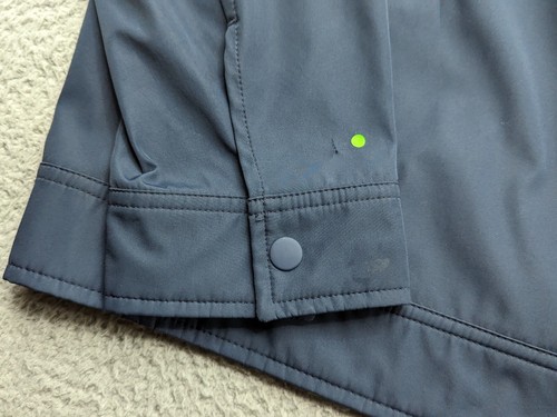 Zachary Prell Designer Oxford Jacket Mens Large Blue Softshell *flaw $180 - Picture 14 of 14