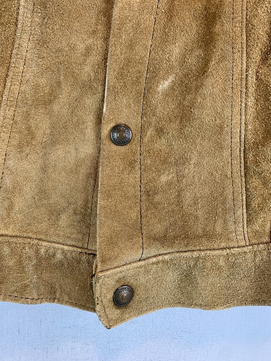 Vintage 60s Levi's BIG-E ￼￼ Suede Roughout Longhorn Western