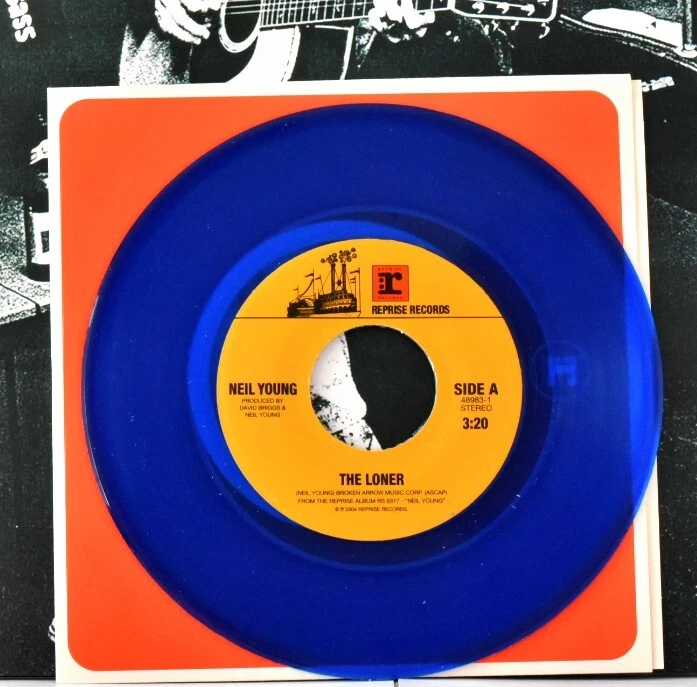 AUDIOPHILE CLASSIC NEIL YOUNG "Greatest Hits" 200g QUIEX #2LP + 7" Blue 45rpm - Image 3 of 4