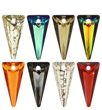 Superior PRIMERO 6480 Crystals Spike Pendants * Many Colors and Sizes