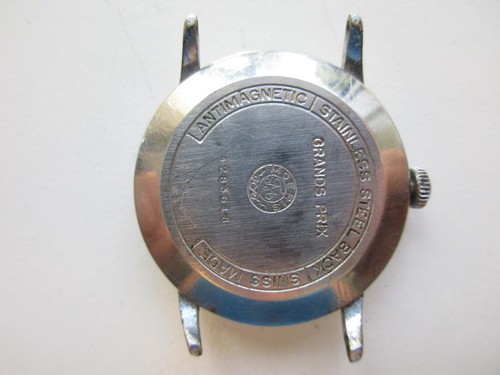 Moeris cal. 10½CD Swiss vintage watch movement in case - for parts - Picture 4 of 6
