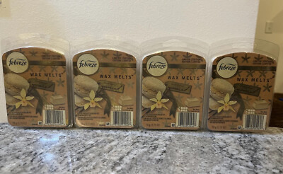 Febreze 2.75 Oz Limited Edition Fresh Baked Vanilla 6 Count Wax Melts (4 PACKS)