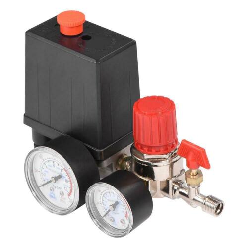 Air Compressor Pressure Switch Control Valve Manifold Regulator w/Gauges Relief - Picture 8 of 12