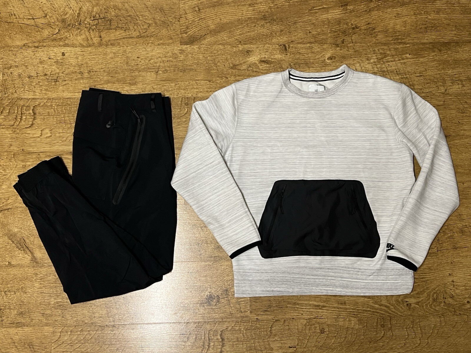 Nike Tech Fleece Set Sweatshirt And Woven Joggers Nikelab White Label Rare 2015 image 9