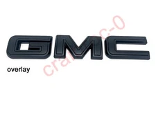 Front Grille Emblem Blackout overlay For 2019-2025 GMC Sierra 1500 2500HD 3500HD