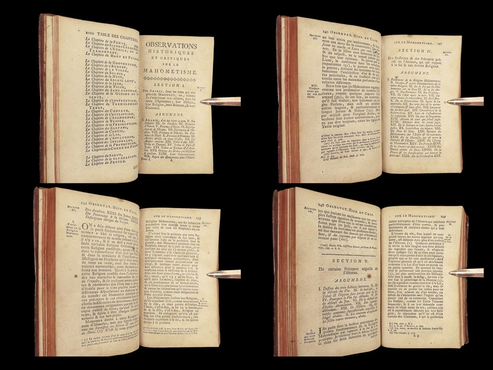 1770 QURAN Koran Islam Mohammed Mahomet Du Ryer BANNED Muslim Alcoran - Image 4 of 4