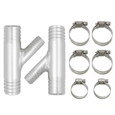 1 Set 1" to 5/8 CAB Heater Y Fitting Compatible For UTV SXS RZR CAN AM Polaris
