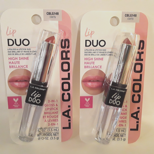 L.A.Colors Lip Duo - CBLG Claridad Lote de 2 Alto Brillo e Hidratante - Imagen 3 de 8
