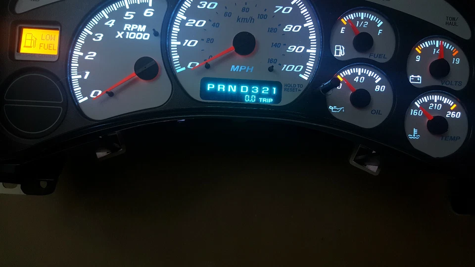 1999-2002 SILVERADO SIERRA TAHOE INSTRUMENT GAUGE CLUSTER SPEEDOMETER REMAN! - Image 4 of 4