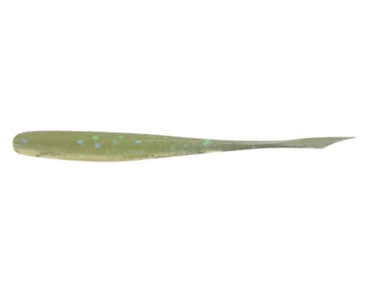 JACKALL Worm Kibiki Vinago Fishing Lure - 2 Inch, Prism Lime Color, Pack Of 10 - View #2
